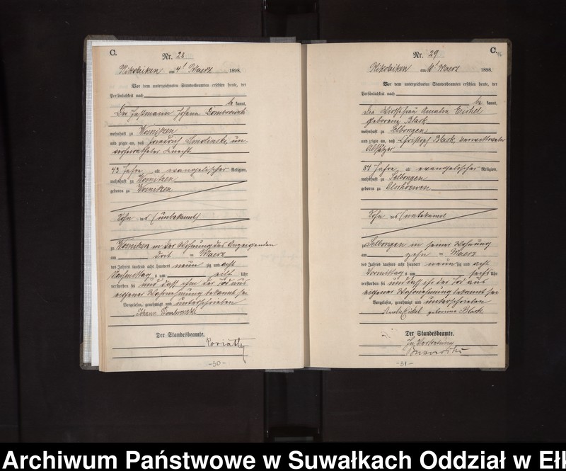 image.from.unit.number "Sterbe-Haupt-Register des Königlichen Preussischen Standes-Amtes Nikolaiken Kreis Sensburg"