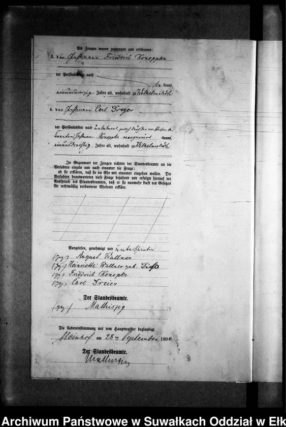 image.from.unit.number "Heiraths-Neben-Register des Preussischen Standes-Amtes Gr. Strengeln Kreis Angerburg"