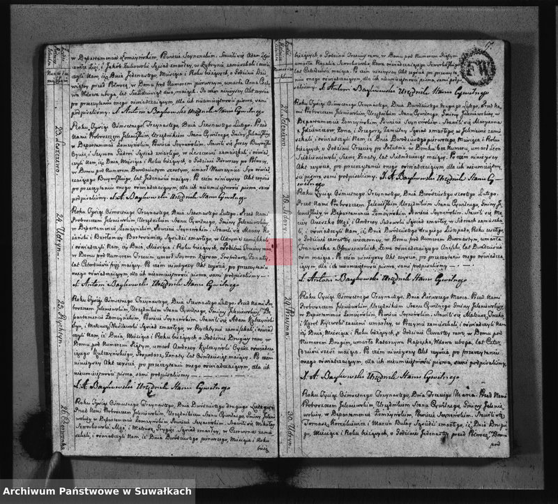 image.from.unit.number "Akta Stanu Cywilnego Umarłych w Gminie Jeleniewskiey od Dnia 1-go Stycznia 1813 Roku."