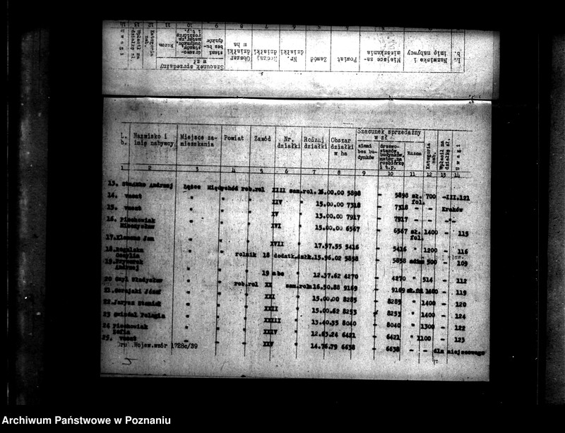 Obraz 8 z jednostki "Parcelacja majątku Łężce powiatu międzychodzkiego"