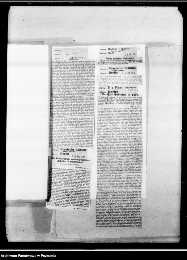 Obraz 16 z jednostki "Głosy prasy niemieckiej o Polsce [Wycinki z gazet]"