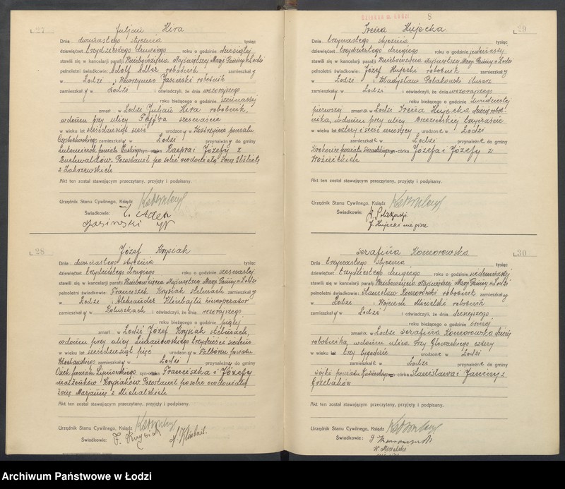 Obraz 10 z jednostki "Akta zgonów"