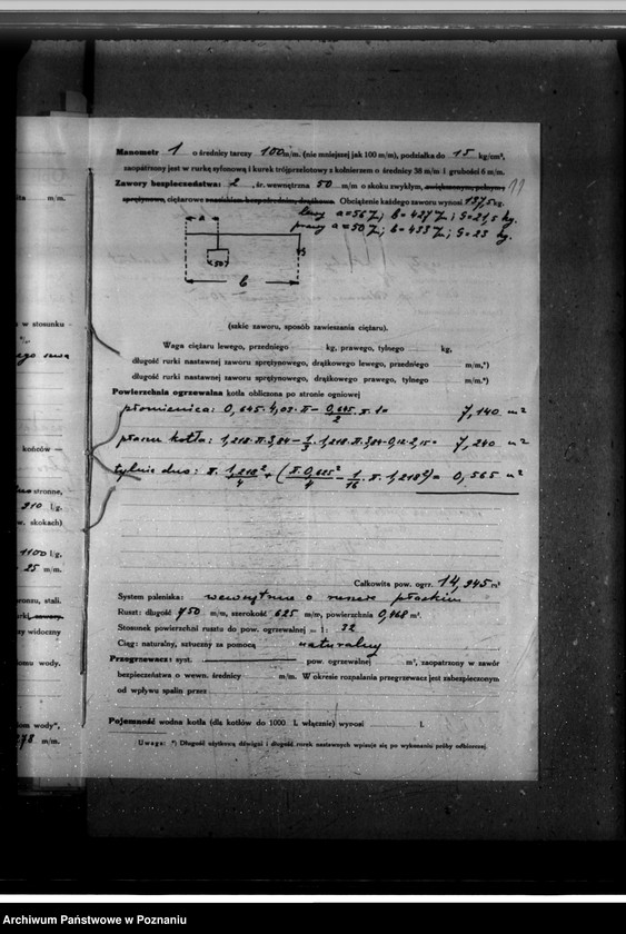 Obraz 15 z jednostki "Mleczarnia Spółdzielcza z ograniczoną odpowiedzialnością Sokołowo- Budzyńskie pow. chodzieski, zatwierdzenie kotła parowego"