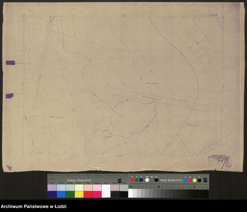 Obraz 1 z jednostki "Plan m. Łodzi Sekcja NW4"