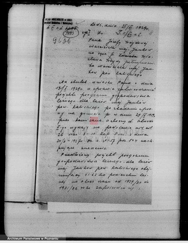 Obraz 12 z jednostki "Sprawy nieprawnych wyrębów lasu w majątku Janków w powiecie kaliskim"