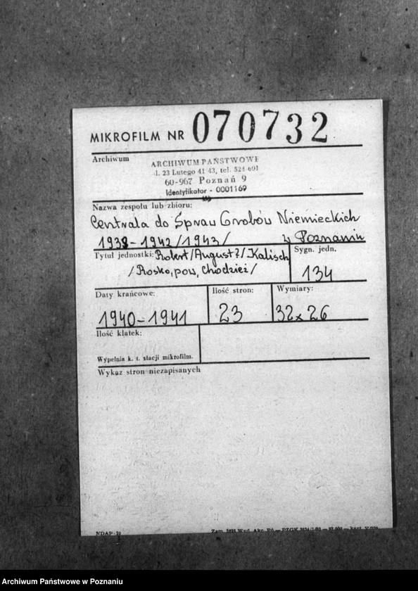 Obraz 2 z jednostki "Robert (August?) Kalisch (Rosko, powiat Chodzież"