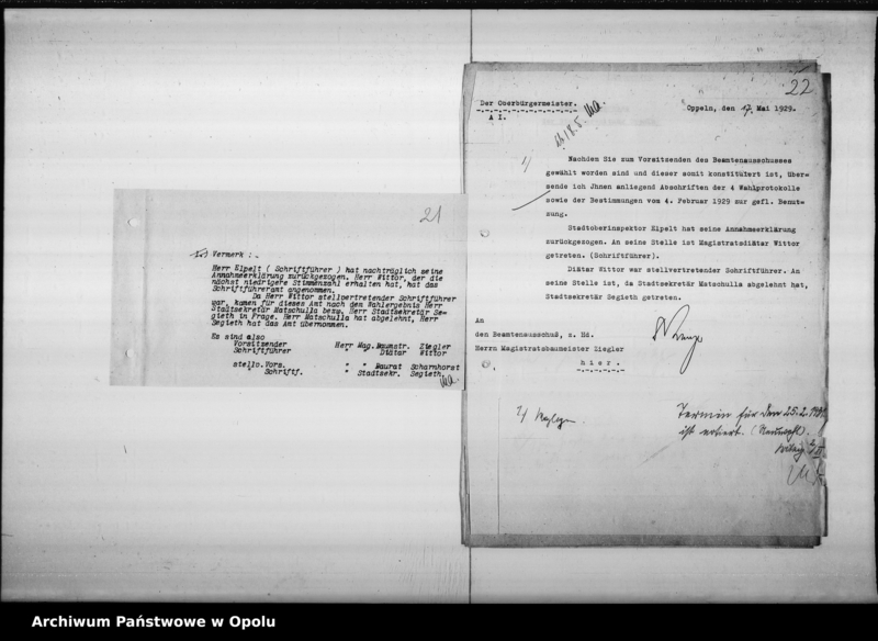 image.from.unit.number "Beamtenausschuss Wahl 1929"