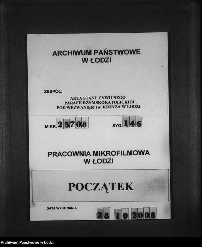 Obraz 1 z jednostki "Skorowidz do akt urodzeń"