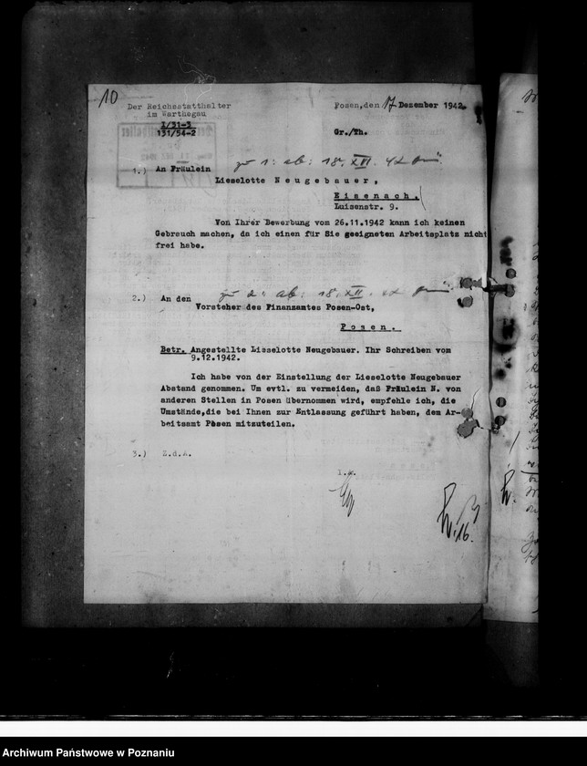 Obraz 15 z jednostki "Bewerbungen um Anstellung"