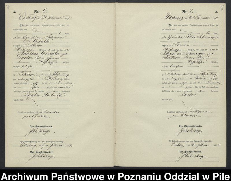 Obraz 7 z jednostki "Księga urodzeń"