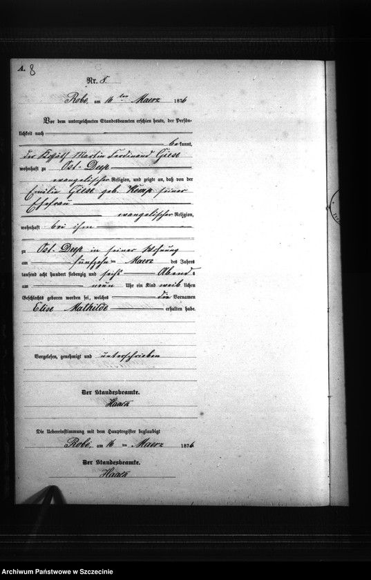 Obraz 11 z jednostki "Geburts-Register (Neben-Register)"