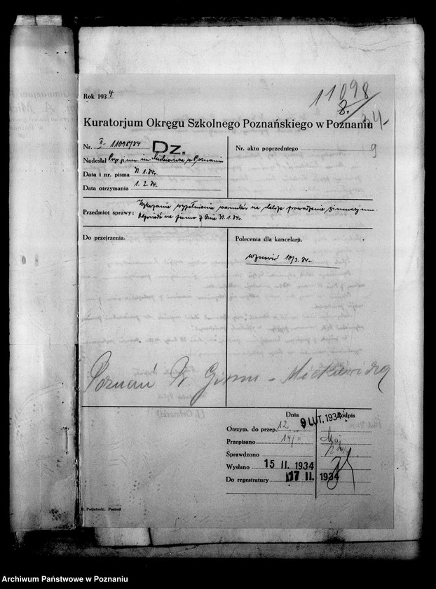 Obraz 13 z jednostki "Prywatne Gimnazjum Mickiewicza- Poznań"