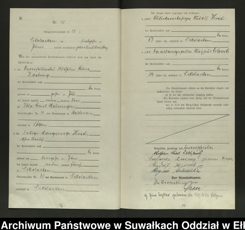 image.from.unit.number "Heirats=Haupt=Register des Königlichen Preussischen Standes-Amtes Nikolaiken Kreis Sensburg"