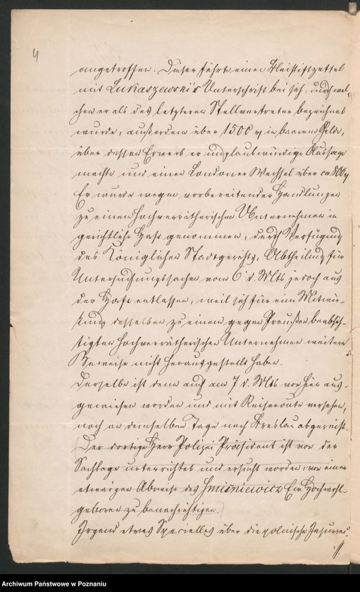Obraz 10 z jednostki "A. betr. den österreichischen Untertan Nowina von Smaglowski, den Wladislaus Smisniewicz, Student aus Schroda, den Ludwik von Smoleński, Gutsbesitzer aus Plock"
