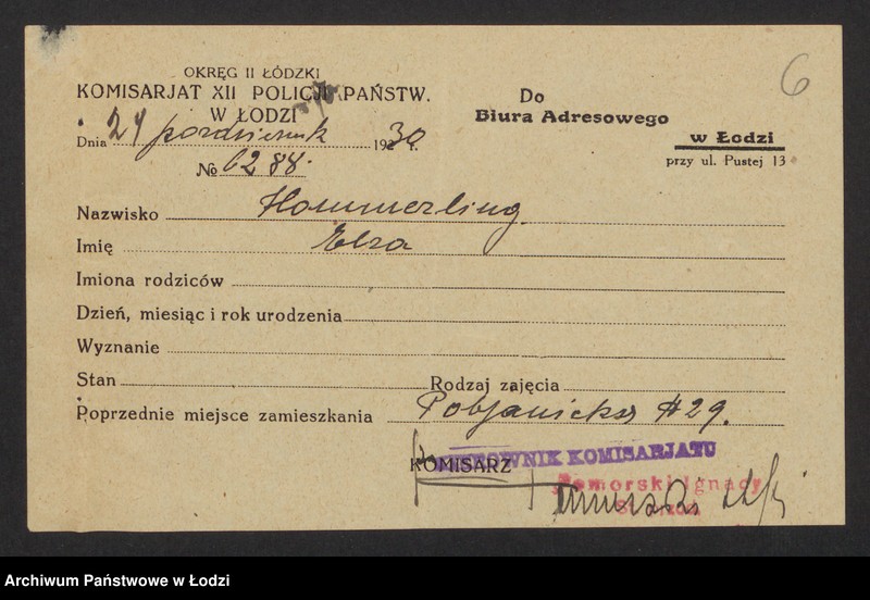 Obraz 8 z jednostki "Elza Hemmerling – sklep rzeźniczy"