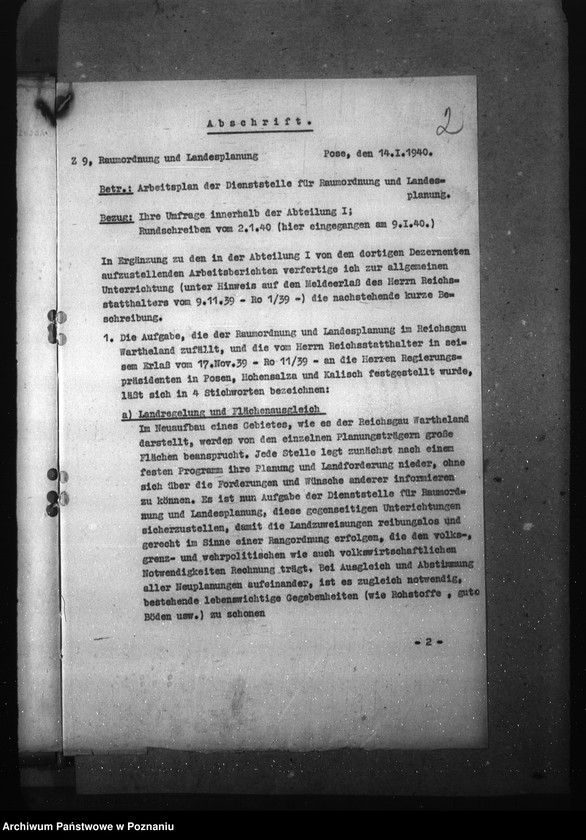 Obraz 6 z jednostki "Plany pracy komórek organizacyjnych urzędu namiestnika zebrane dla ustalenia podziału czynności"