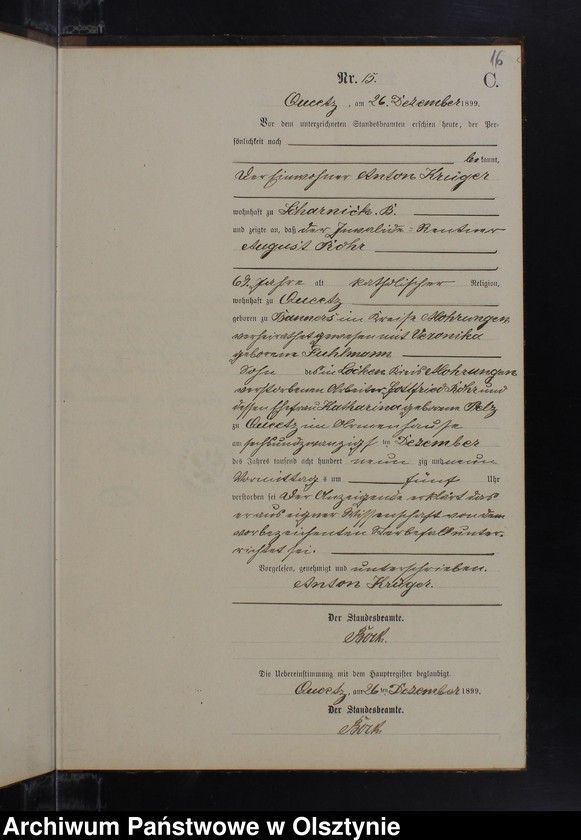 image.from.unit.number "Sterbe-Neben-Register Nr 1 - 15"