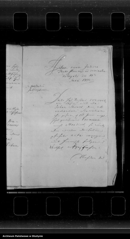 image.from.unit.number "Acta criminalia inwisitionis in puncto Sodomiae contra Joh. Sawart, gew. Bedienten in Stradem, coram Jud. T. Ilaviensis ad criminalia delegato"