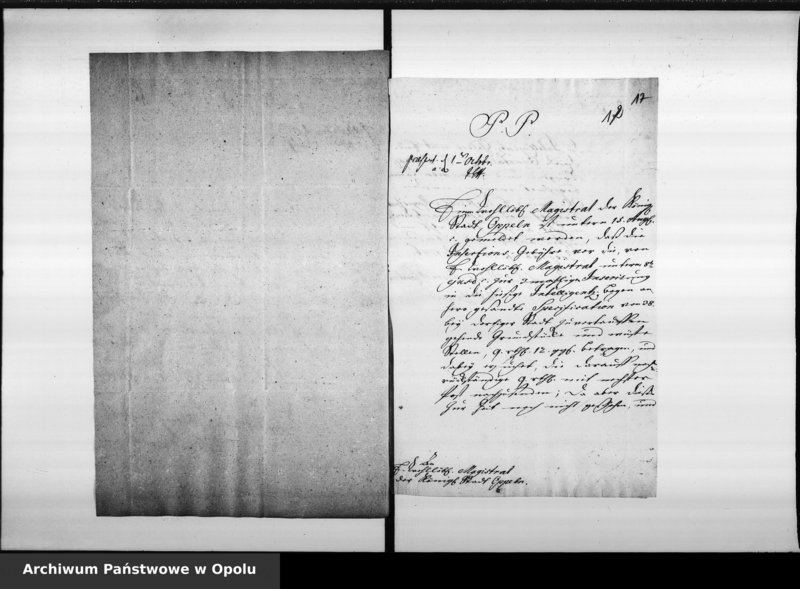 Obraz 16 z jednostki "Acta des Magistrats zu Oppeln betreffend die Inserenda in die Zeitungen und Intelligenz Blätter auch Provinzial Blätter"
