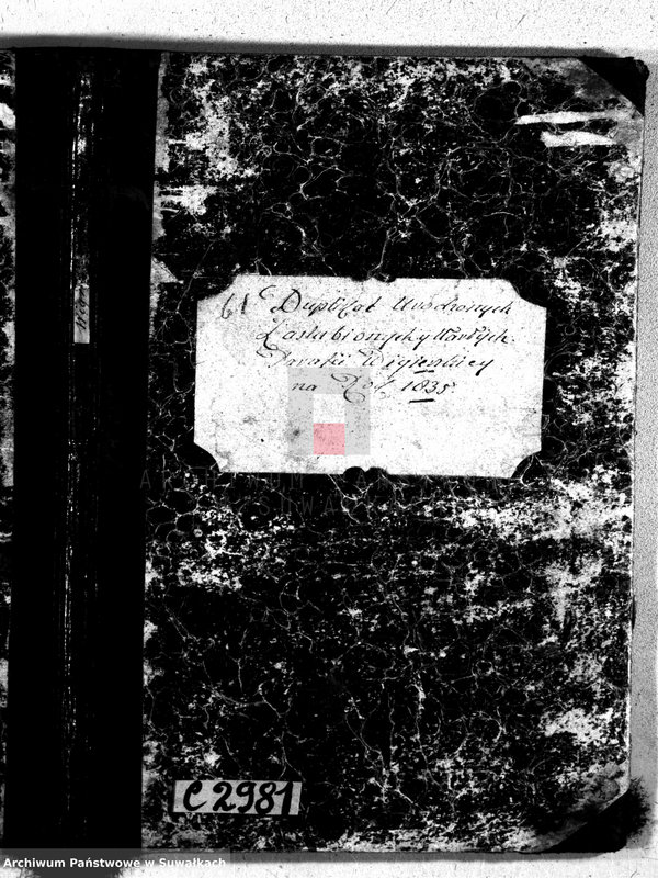 Obraz 4 z jednostki "Duplikat urodzonych, zaślubionych y umarłych parafii wigierskiey z roku 1835"