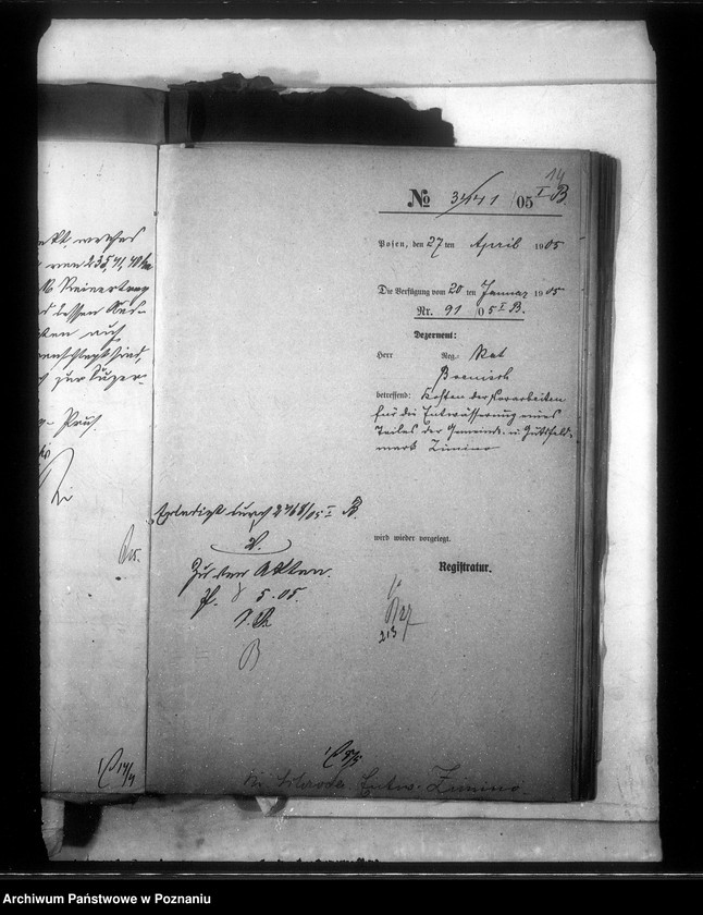 Obraz 17 z jednostki "Die Entwässerung einer Teiles der Germeinde und Gutsfeldmark Zimino im Kreise Schroda"