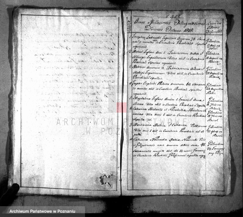 Obraz 7 z jednostki "Liber baptisatorum, copulatorum, mortuorum"