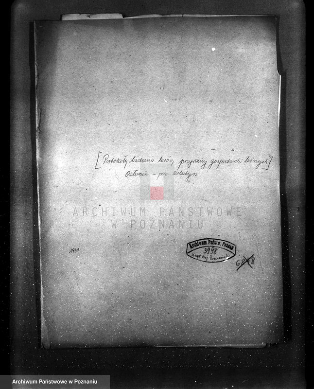 image.from.unit.number "/Nadzór nad gospodarką leśną protokoły badania lasów programy gospodarstw rolnych/ z terenu powiatu wągrowieckiego"