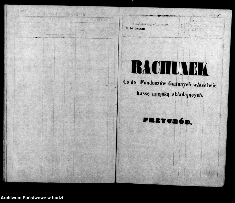 Obraz 8 z jednostki "Rachunek kasy ekonomicznej m. Łodzi za rok 1858"