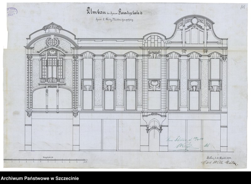 image.from.collection.number "Architektura Szczecina - akta nadzoru budowlanego111"