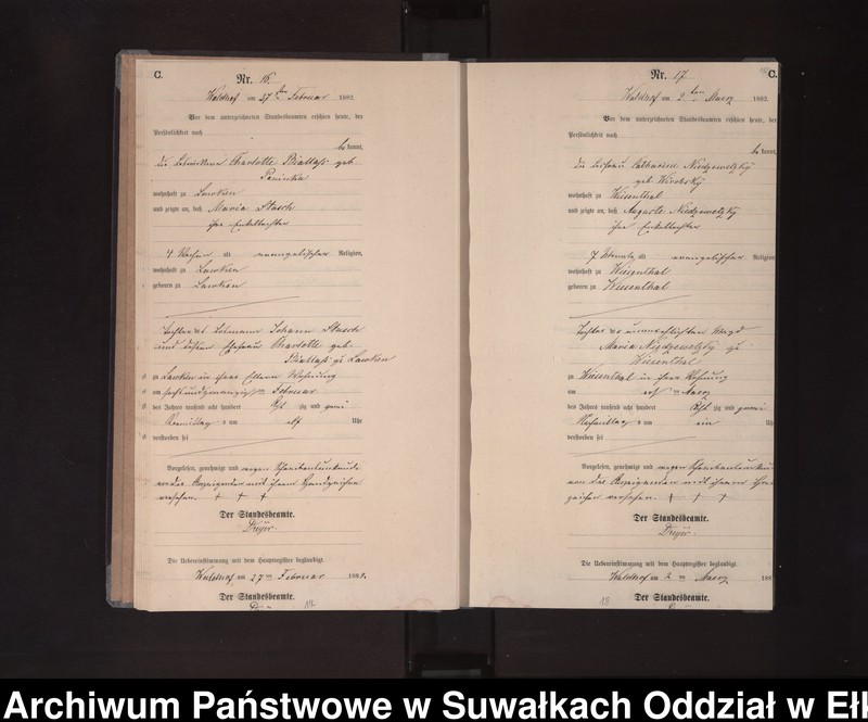 image.from.unit.number "Sterbe-Neben-Register des Königlich Preussischen Standes-Amtes Orlen Kreis Loetzen"