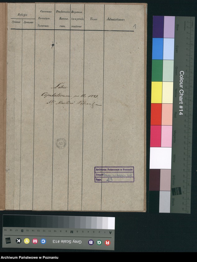 Obraz 3 z jednostki "Księga małżeństw"