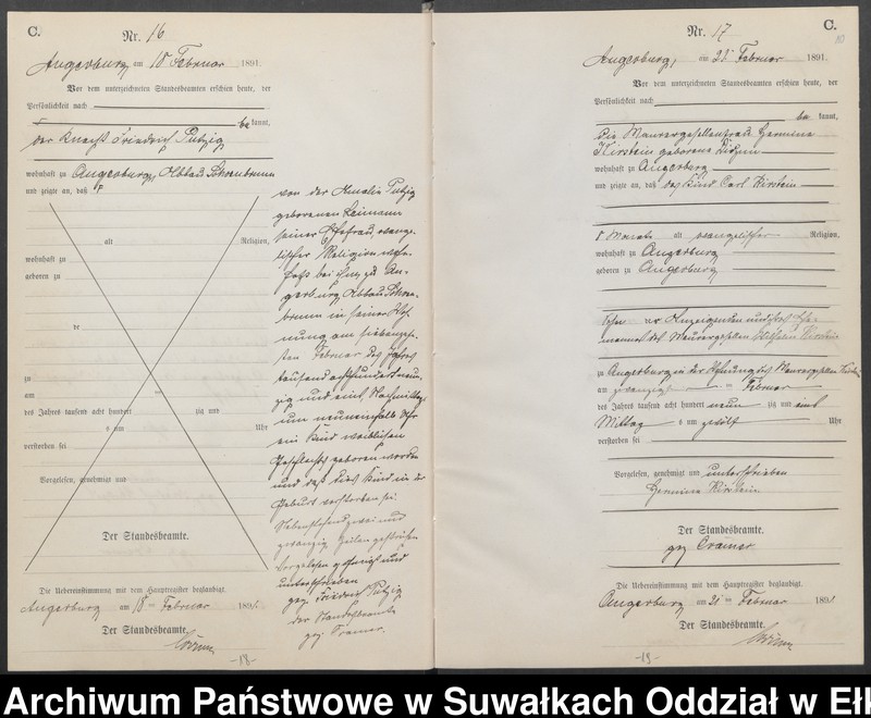 image.from.unit.number "Sterbe-Neben-Register des Preussischen Standes-Amtes Angerburg Kreis Angerburg"