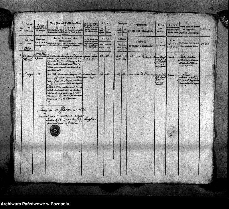 Obraz 5 z jednostki "Liber baptisatorum, copulatorum, mortuorum"