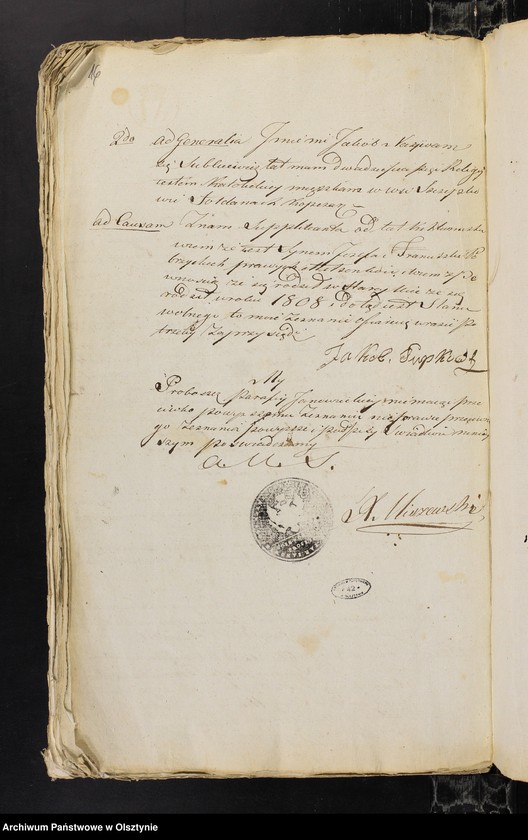 image.from.unit.number "Annexa Slubne z parafii Janowieckiey Obwodu Mławskiego z Roku 1833"