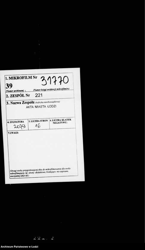 Obraz 2 z jednostki "O posobiju načalnika rezerva lodzinskoj policji Bogdanova"