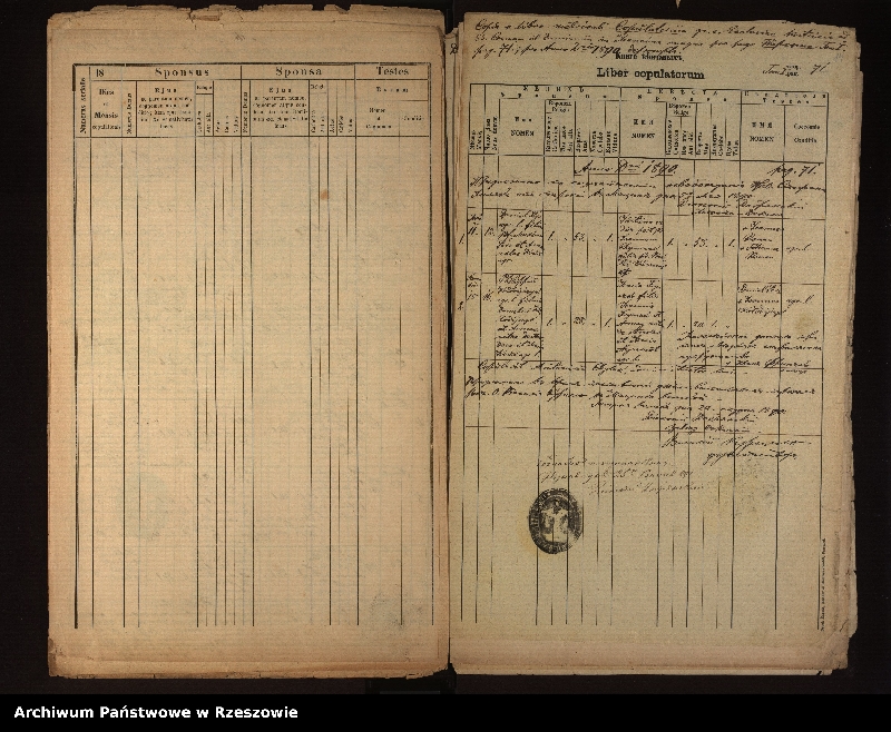 image.from.unit.number "Księga urodzeń, małżeństw i zgonów dla miejscowości Męcina Wielka, Rozdziele, Pstrążne, Wapienne"