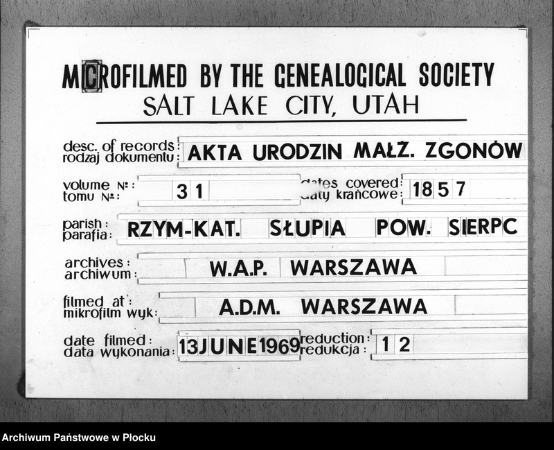 image.from.unit.number "Akta urodzeń, małżeństw i zgonów"