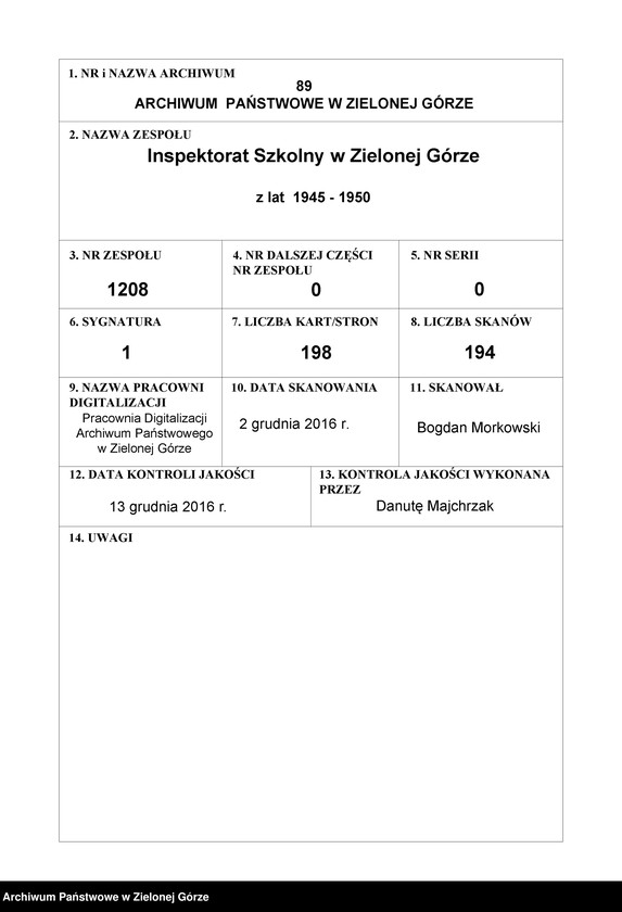 image.from.unit.number "Plany i sprawozdania roczne z pracy Kulturalno-Oświatowej, inspektorów szkolnych w Słubicach, Świebodzinie i Strzelcach Krajeńskich w zakresie oświaty dorosłych"