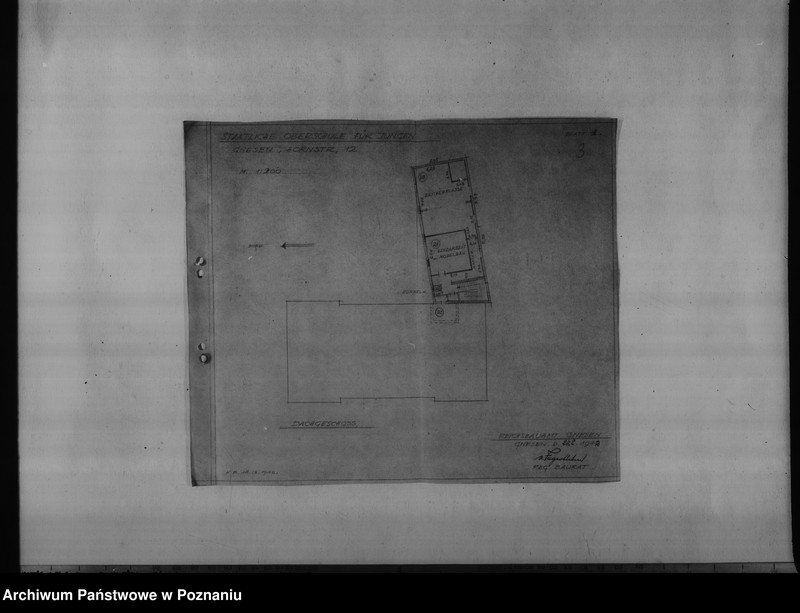 Obraz 7 z jednostki "Lagepläne verschiedener Schulgebäude"