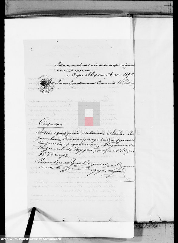 image.from.unit.number "Dokumenty k knige činovnika graždanskogo sostojanija Miroslavskogo Božničnogo Okruga, o brakosočetavšichsja evrejach za 1892 god"