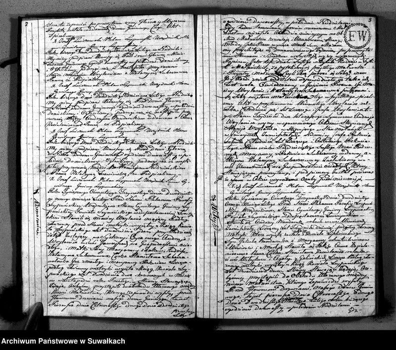 Obraz 4 z jednostki "Księga Aktów Cywilnych Stanu Małżeńskiego Gminy Leypuńskiej od 1 Stycznia 1813 Roku"