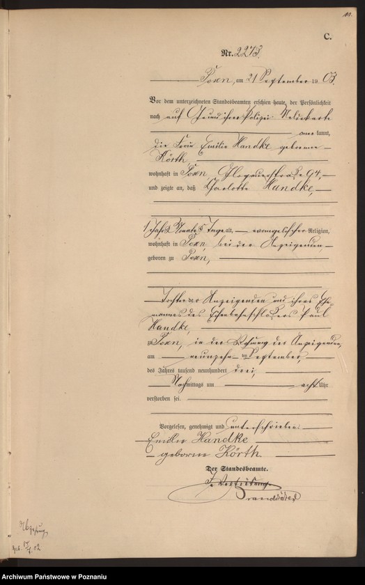 Obraz 14 z jednostki "Księga zgonów tom V"