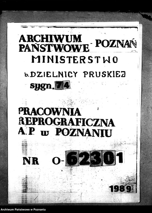 Obraz 1 z jednostki "Departament Aprowizacji"