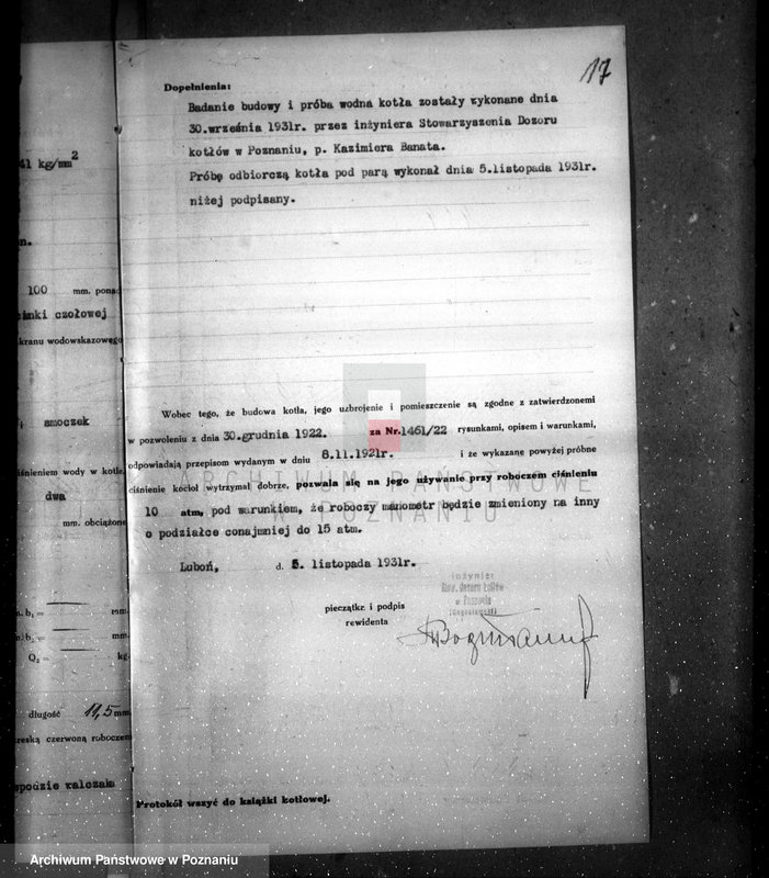 Obraz 19 z jednostki "Wielkopolska wytwórnia chemiczna ul. Starołęka nr woj. 84"