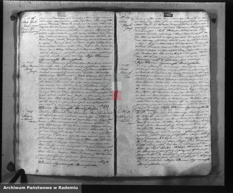 image.from.unit.number "Duplikat akt urodzenia, zaślubin i zeyścia parafii Głowaczew na rok 1840"