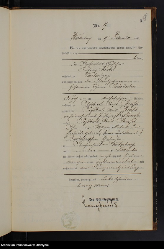 image.from.unit.number "Sterbe-Haupt-Register Nr 1 - 18"