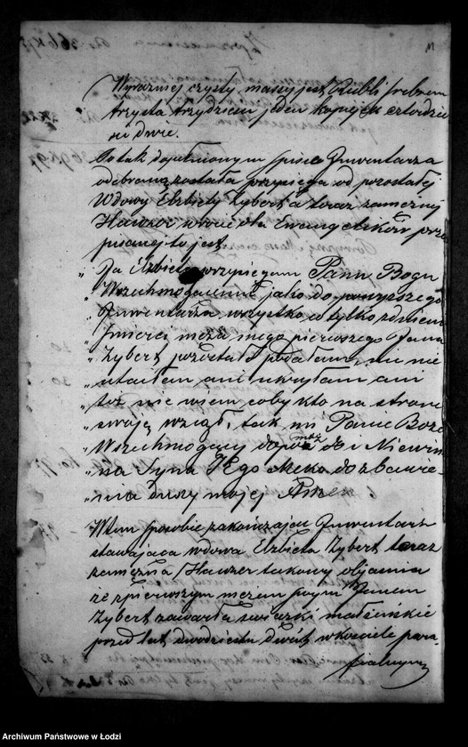 Obraz 15 z jednostki "Akta tyczące się ustanowienia opieki nad nieletnimi po zmarłym Janie Sibert"