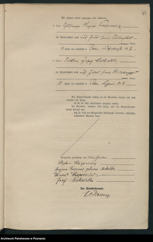 Obraz 19 z jednostki "Księga miejscowa małżeństw tom III [Rejestr główny małżeństw]"