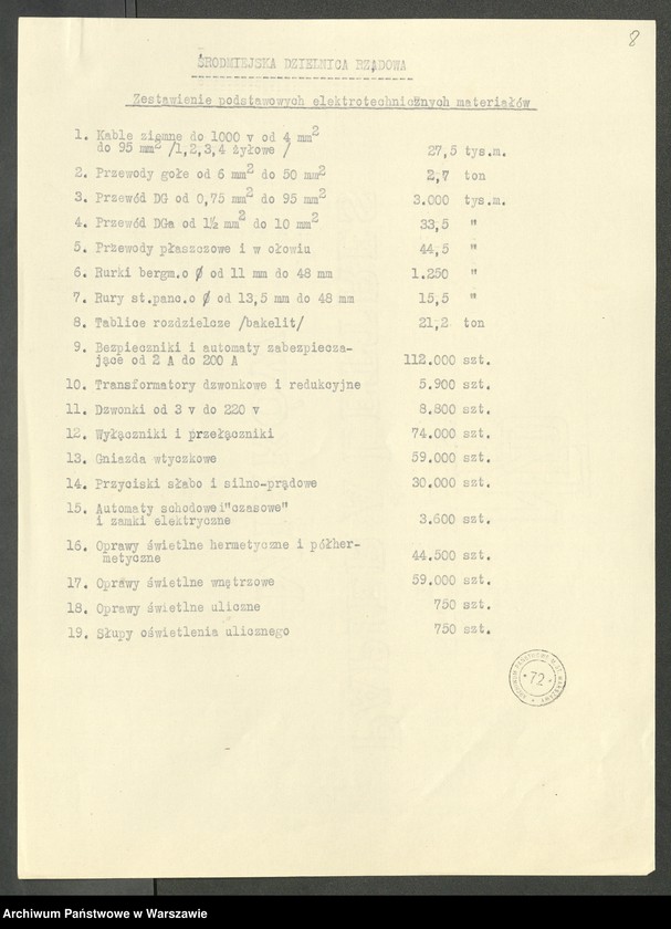 Obraz 1 z kolekcji "Odbudowa Warszawy - Rejon dzielnicy Ministerstw111"
