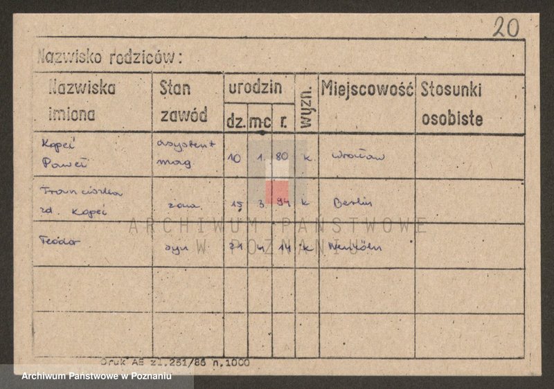 Obraz 20 z jednostki "Kopeć - Kopliński"